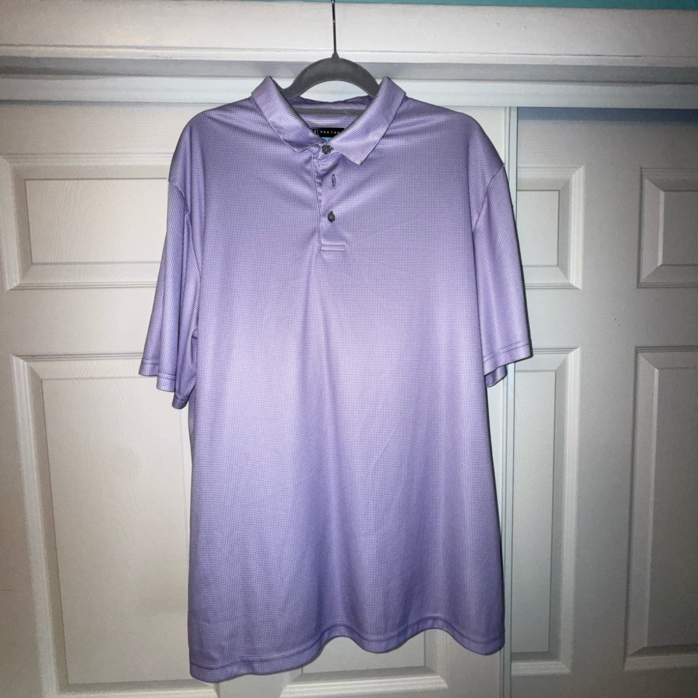 PGA Tour Men's Lavender Polo Shirt